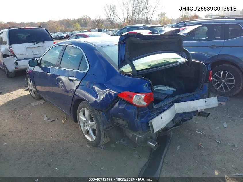 2009 Acura Tsx VIN: JH4CU26639C013618 Lot: 40712177