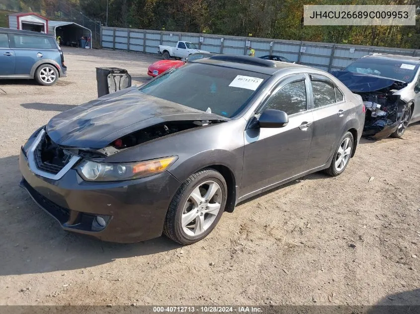 2009 Acura Tsx VIN: JH4CU26689C009953 Lot: 40712713