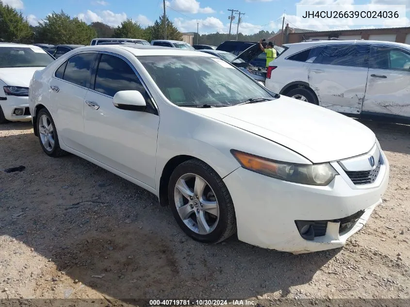 2009 Acura Tsx VIN: JH4CU26639C024036 Lot: 40719781