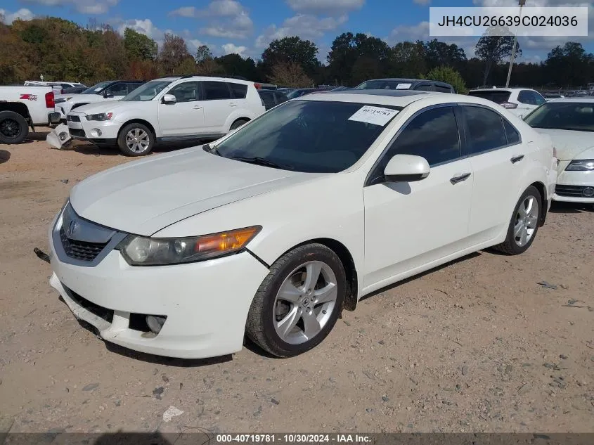 2009 Acura Tsx VIN: JH4CU26639C024036 Lot: 40719781