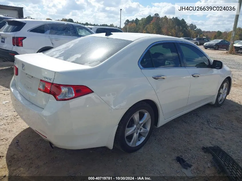 2009 Acura Tsx VIN: JH4CU26639C024036 Lot: 40719781