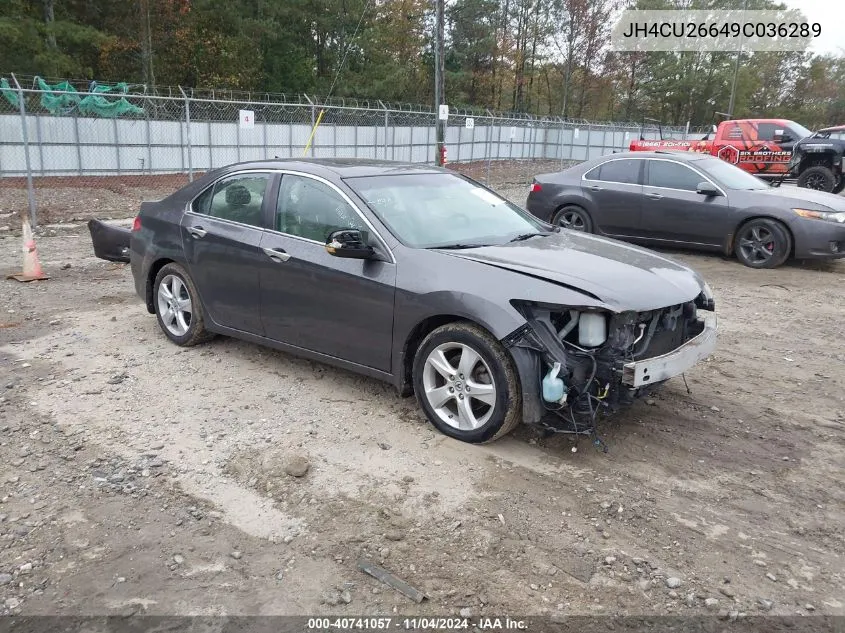 2009 Acura Tsx VIN: JH4CU26649C036289 Lot: 40741057