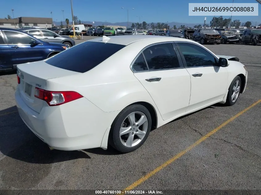 2009 Acura Tsx VIN: JH4CU26699C008083 Lot: 40760100