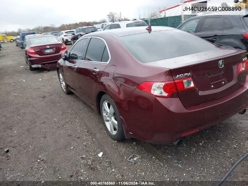 2009 Acura Tsx VIN: JH4CU26659C008890 Lot: 40765960