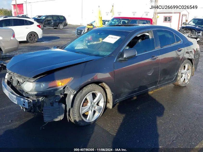 2009 Acura Tsx VIN: JH4CU26699C026549 Lot: 40786305