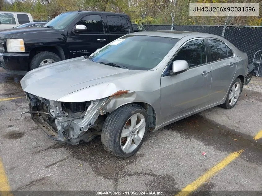 2009 Acura Tsx VIN: JH4CU266X9C031596 Lot: 40790612