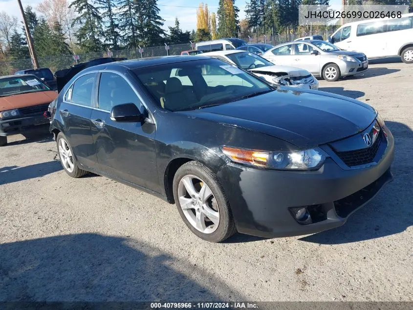 2009 Acura Tsx VIN: JH4CU26699C026468 Lot: 40795966