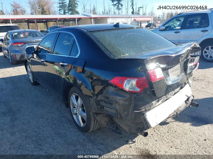 2009 Acura Tsx VIN: JH4CU26699C026468 Lot: 40795966