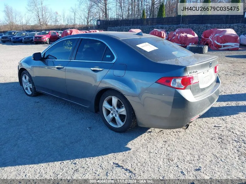 2009 Acura Tsx Base (A5) VIN: JH4CU26679C035475 Lot: 40847806