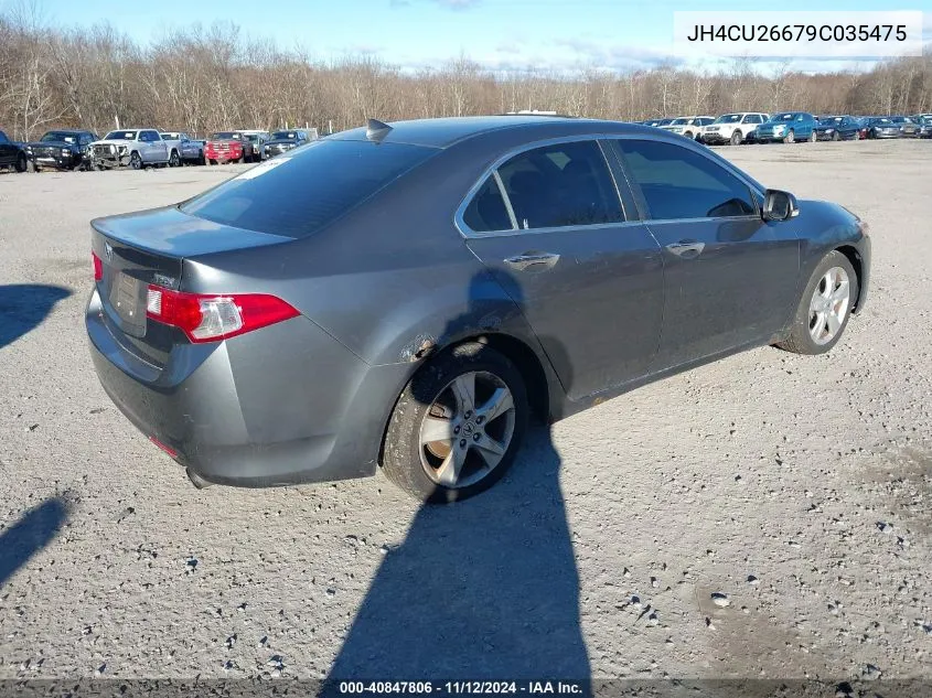 2009 Acura Tsx Base (A5) VIN: JH4CU26679C035475 Lot: 40847806