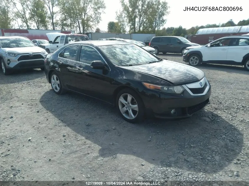 2010 Acura Tsx VIN: JH4CU2F68AC800696 Lot: 12119009