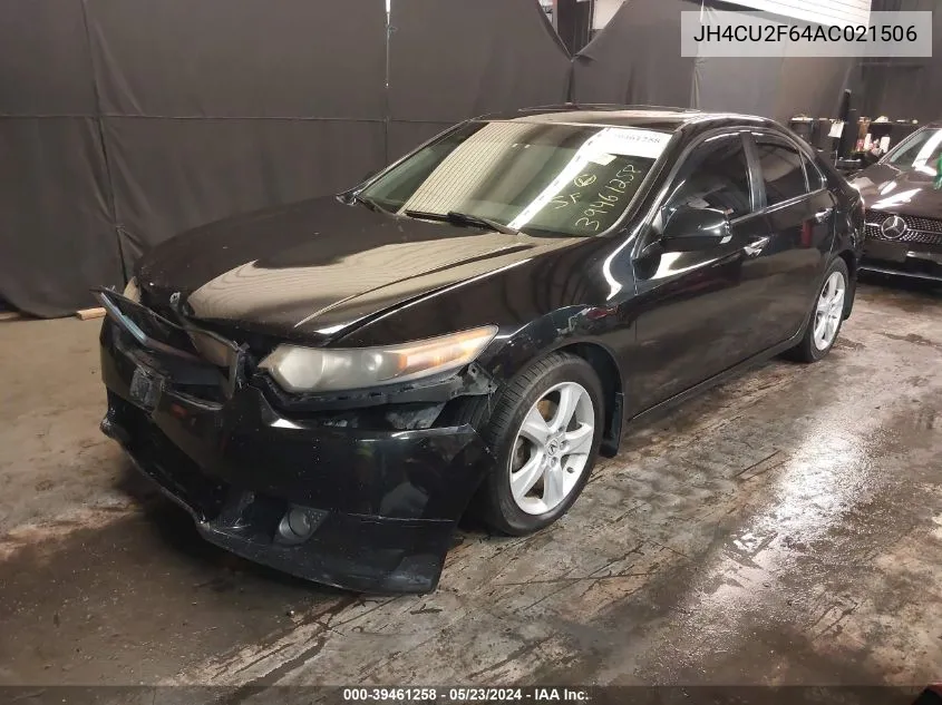 JH4CU2F64AC021506 2010 Acura Tsx 2.4