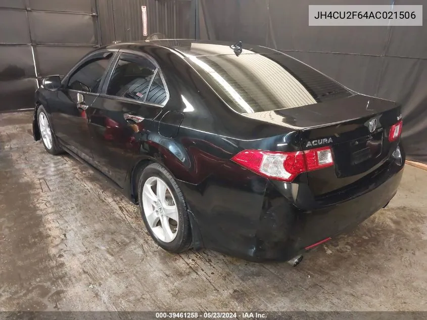 JH4CU2F64AC021506 2010 Acura Tsx 2.4