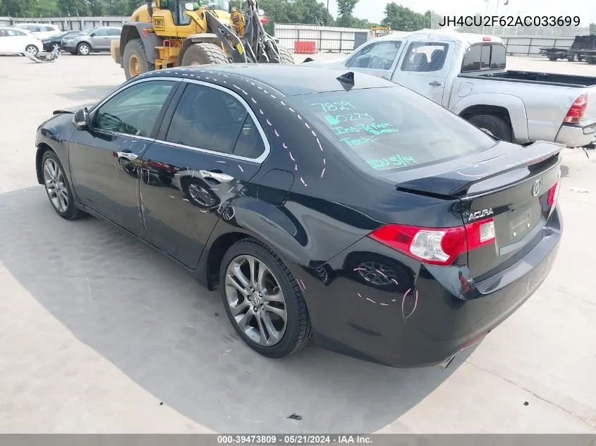 JH4CU2F62AC033699 2010 Acura Tsx 2.4