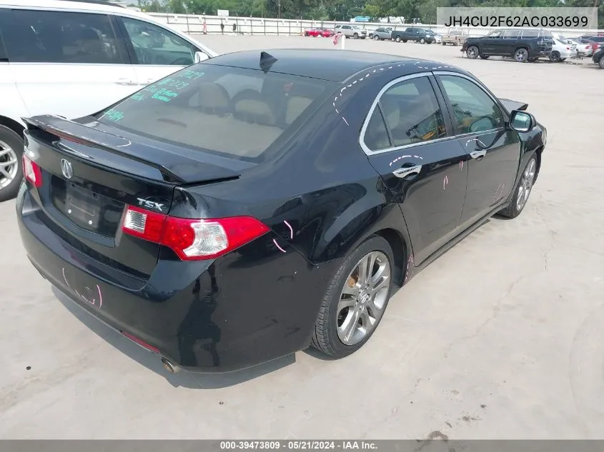 2010 Acura Tsx 2.4 VIN: JH4CU2F62AC033699 Lot: 39473809