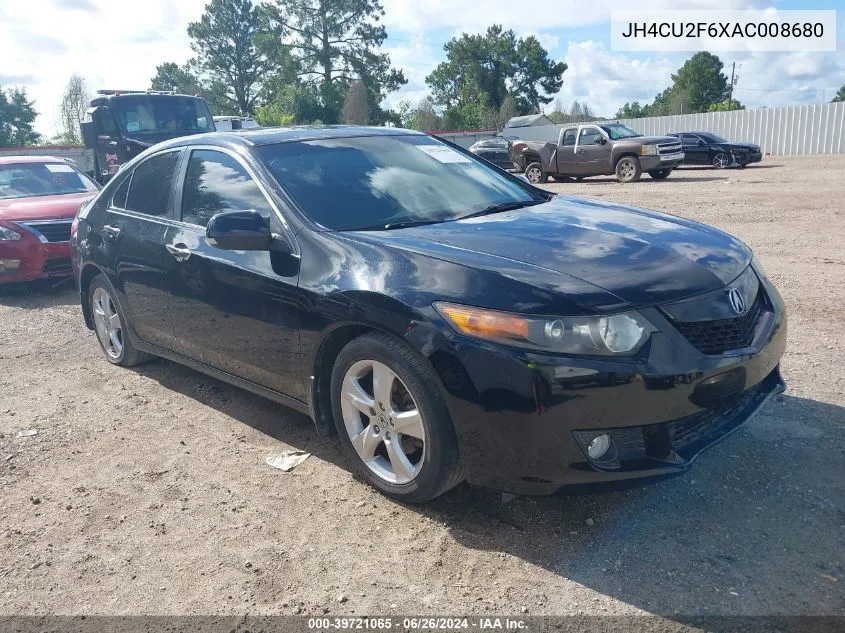 2010 Acura Tsx 2.4 VIN: JH4CU2F6XAC008680 Lot: 39721065