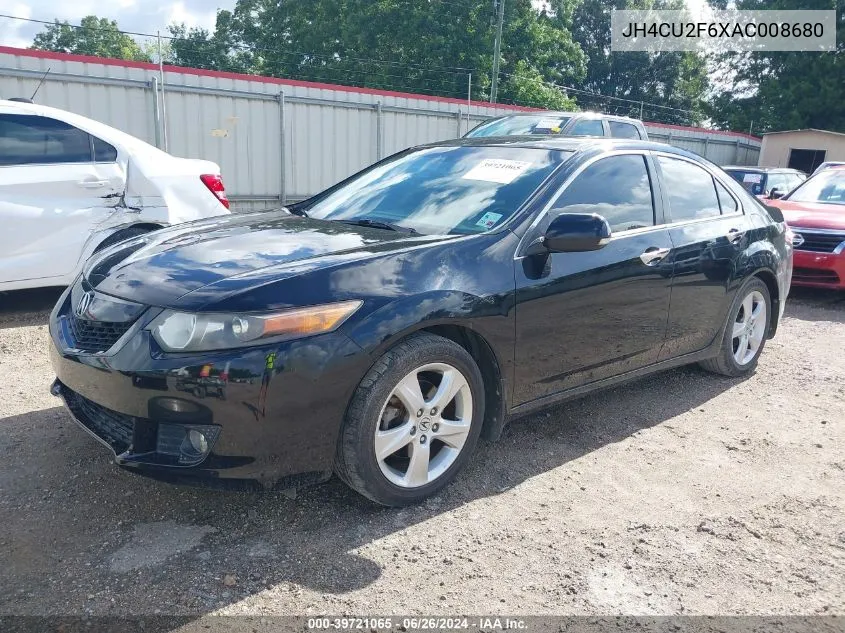 2010 Acura Tsx 2.4 VIN: JH4CU2F6XAC008680 Lot: 39721065