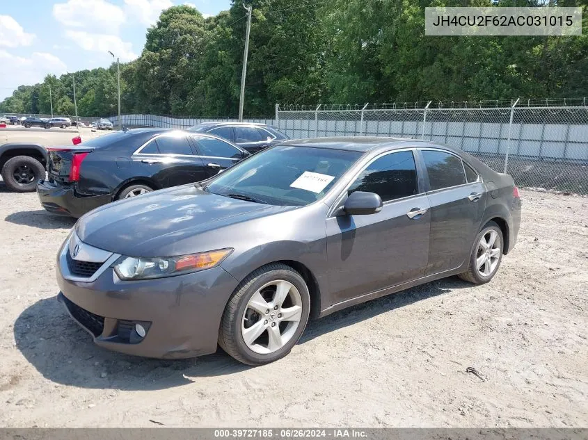 2010 Acura Tsx 2.4 VIN: JH4CU2F62AC031015 Lot: 39727185