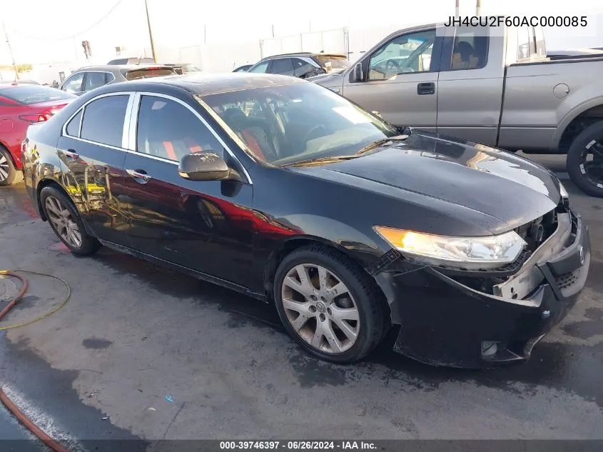 2010 Acura Tsx 2.4 VIN: JH4CU2F60AC000085 Lot: 39746397