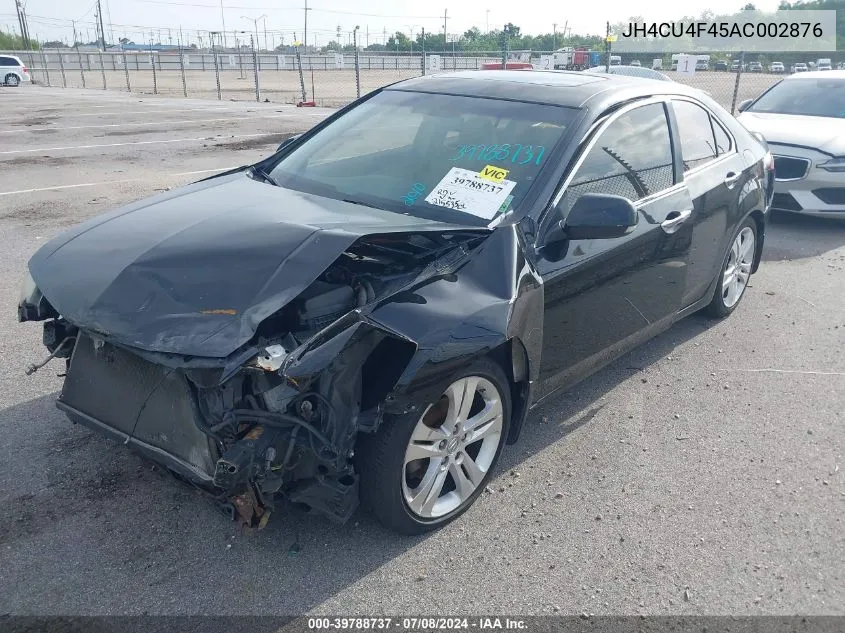 2010 Acura Tsx 3.5 VIN: JH4CU4F45AC002876 Lot: 39788737