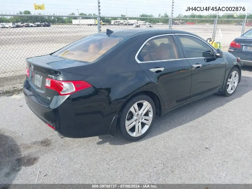 2010 Acura Tsx 3.5 VIN: JH4CU4F45AC002876 Lot: 39788737