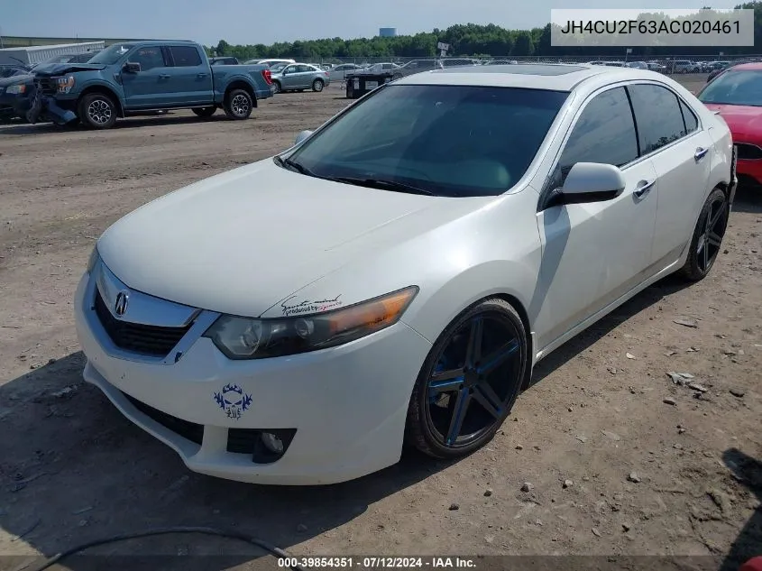 JH4CU2F63AC020461 2010 Acura Tsx 2.4