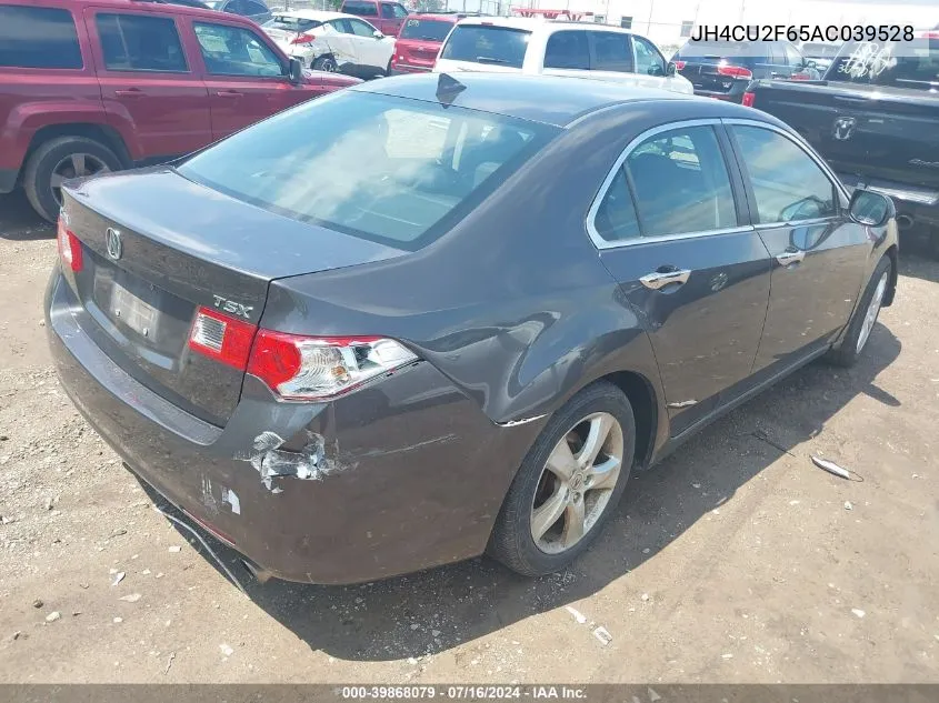 2010 Acura Tsx 2.4 VIN: JH4CU2F65AC039528 Lot: 39868079