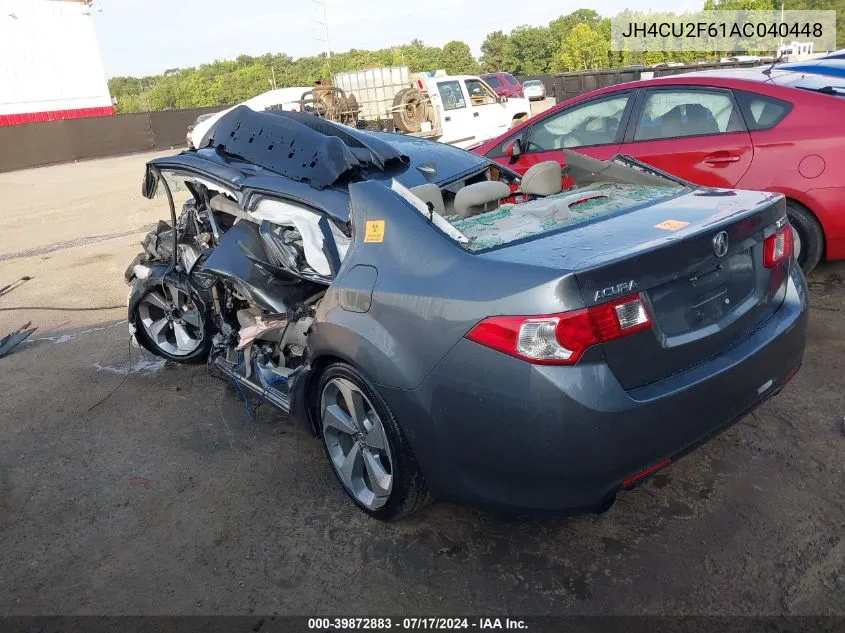 JH4CU2F61AC040448 2010 Acura Tsx 2.4