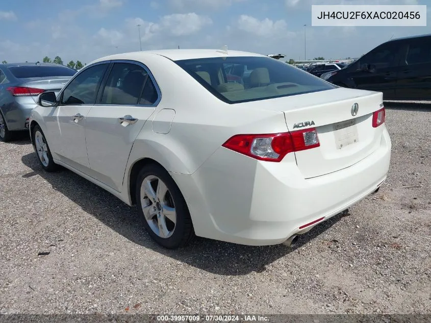 2010 Acura Tsx 2.4 VIN: JH4CU2F6XAC020456 Lot: 39957009