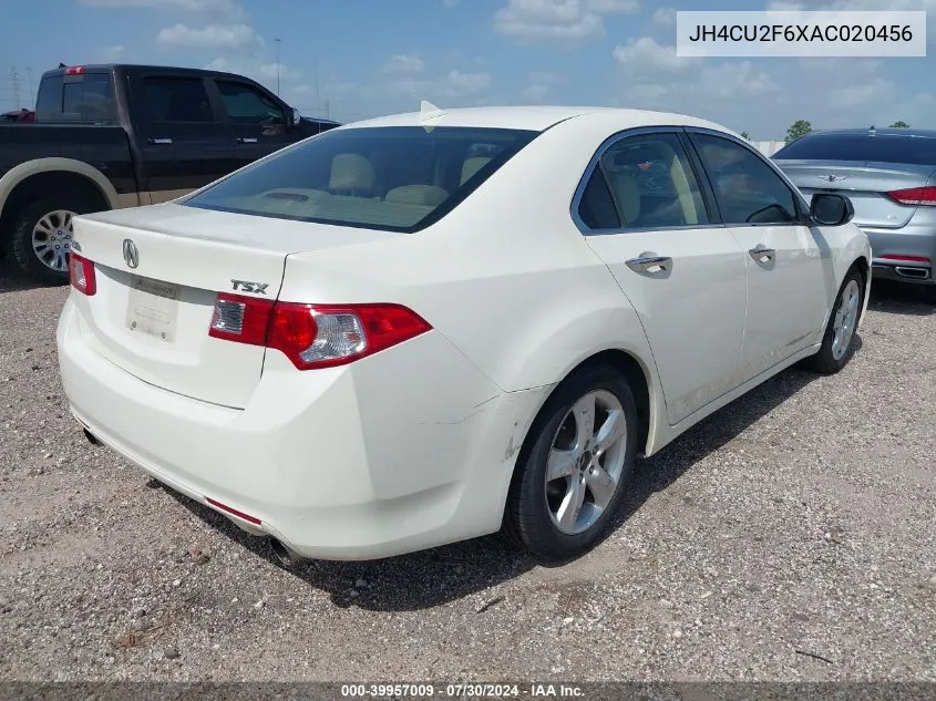 2010 Acura Tsx 2.4 VIN: JH4CU2F6XAC020456 Lot: 39957009