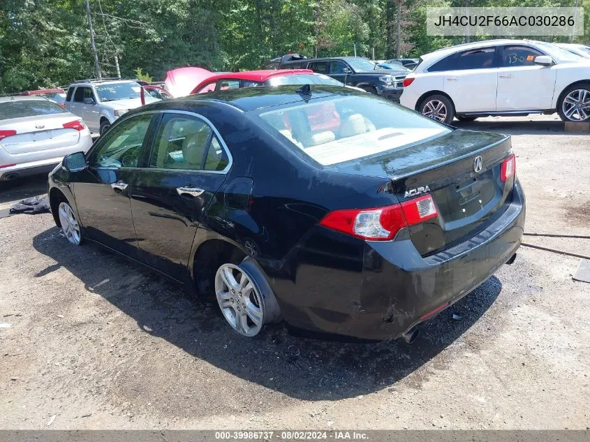 JH4CU2F66AC030286 2010 Acura Tsx 2.4