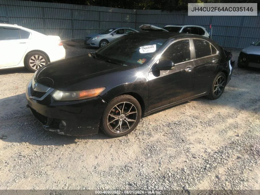 JH4CU2F64AC035146 2010 Acura Tsx