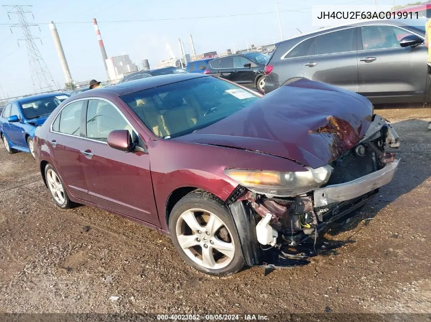 2010 Acura Tsx 2.4 VIN: JH4CU2F63AC019911 Lot: 40023052