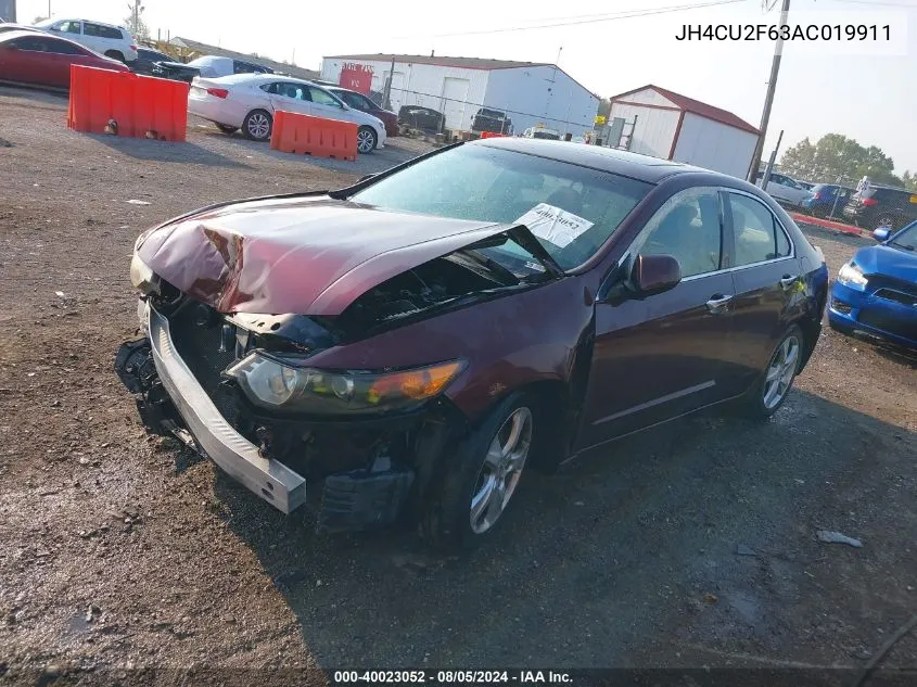 2010 Acura Tsx 2.4 VIN: JH4CU2F63AC019911 Lot: 40023052