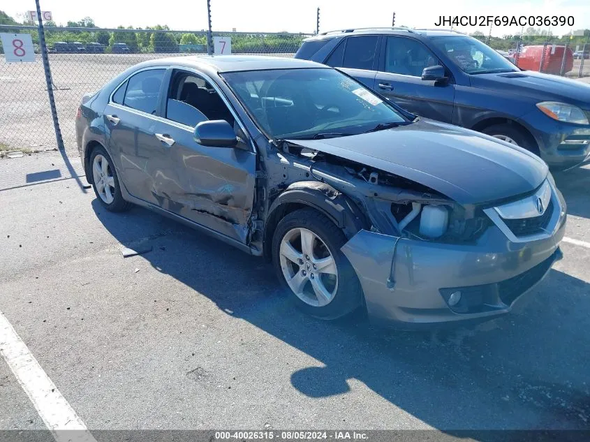 2010 Acura Tsx 2.4 VIN: JH4CU2F69AC036390 Lot: 40026315