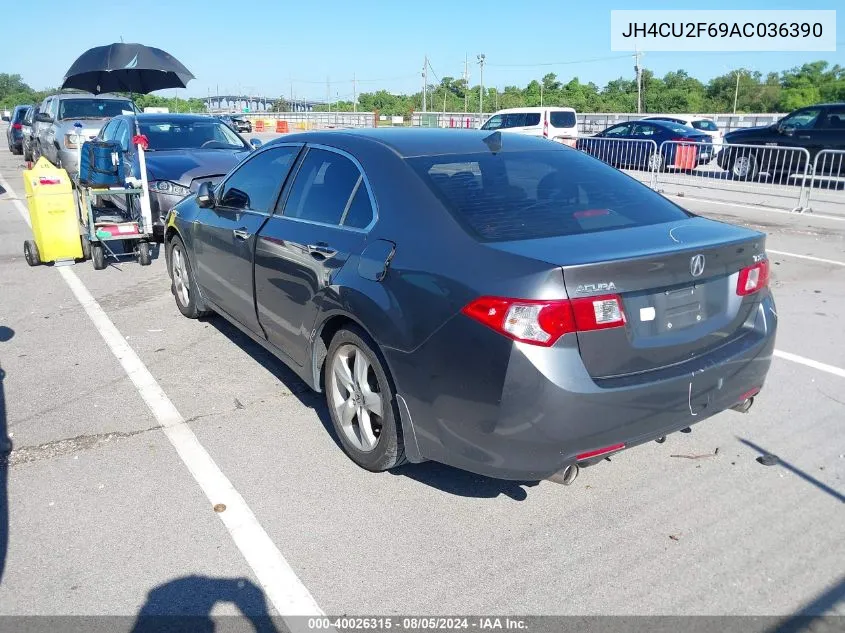 2010 Acura Tsx 2.4 VIN: JH4CU2F69AC036390 Lot: 40026315