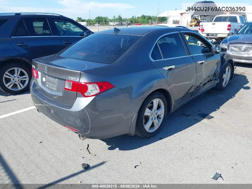 2010 Acura Tsx 2.4 VIN: JH4CU2F69AC036390 Lot: 40026315