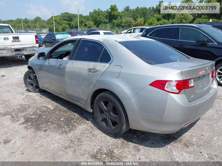 2010 Acura Tsx 2.4 VIN: JH4CU2F6XAC003799 Lot: 40028042