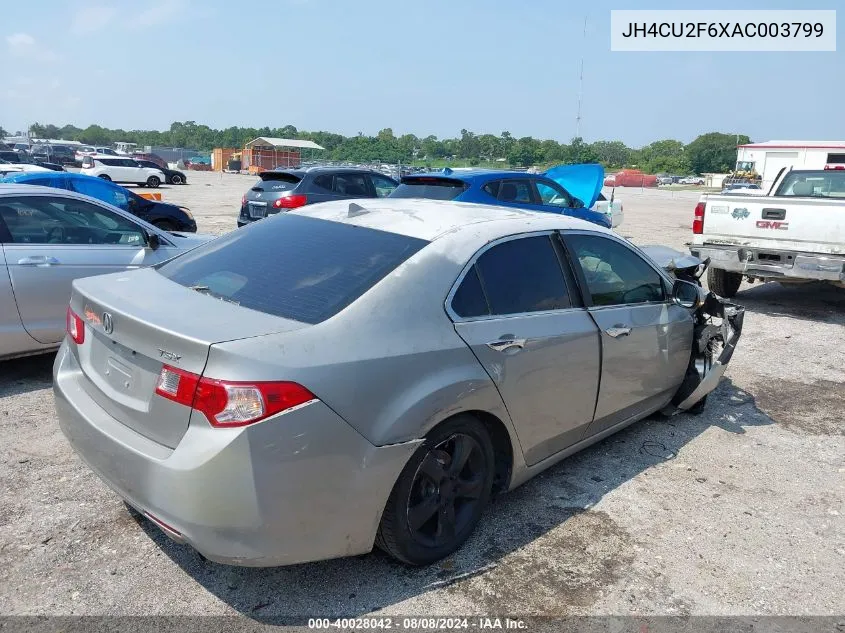 2010 Acura Tsx 2.4 VIN: JH4CU2F6XAC003799 Lot: 40028042