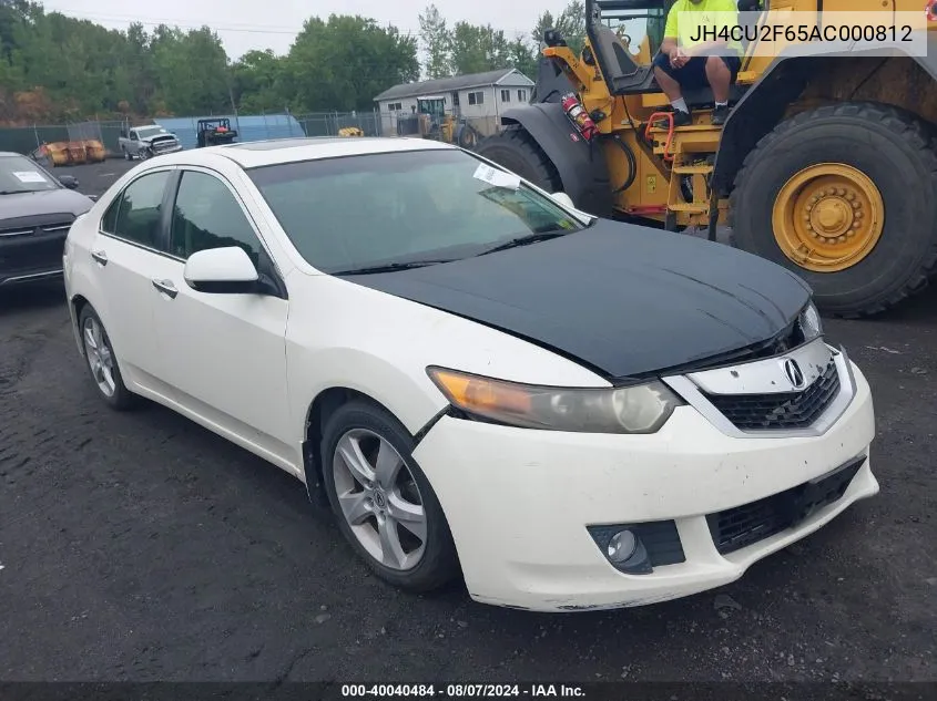 2010 Acura Tsx 2.4 VIN: JH4CU2F65AC000812 Lot: 40040484