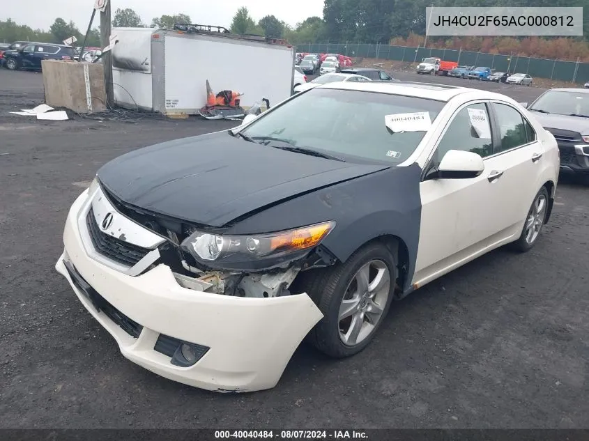 2010 Acura Tsx 2.4 VIN: JH4CU2F65AC000812 Lot: 40040484