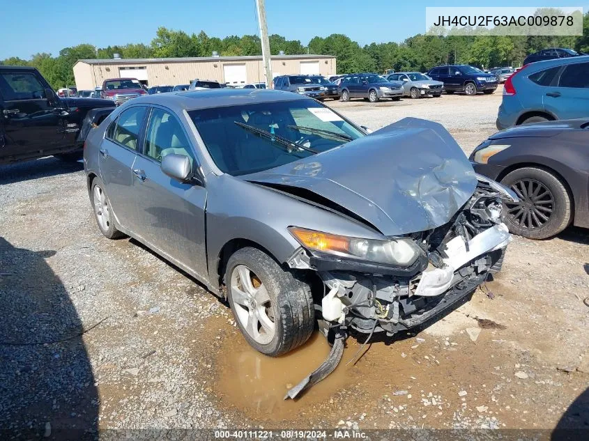 2010 Acura Tsx 2.4 VIN: JH4CU2F63AC009878 Lot: 40111221