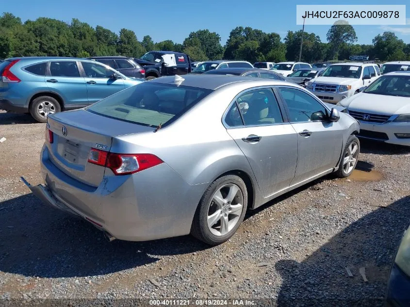 2010 Acura Tsx 2.4 VIN: JH4CU2F63AC009878 Lot: 40111221