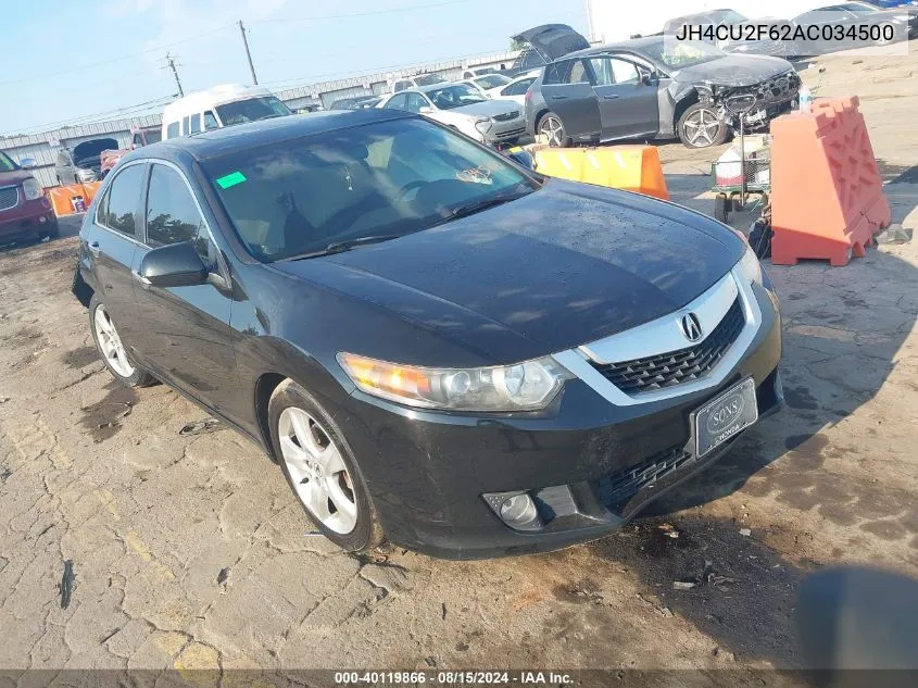 2010 Acura Tsx 2.4 VIN: JH4CU2F62AC034500 Lot: 40119866