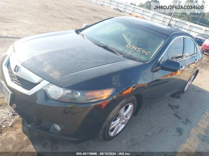 JH4CU2F62AC034500 2010 Acura Tsx 2.4