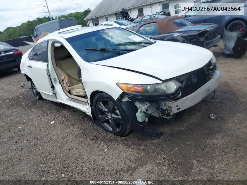 2010 Acura Tsx 2.4 VIN: JH4CU2F67AC043564 Lot: 40152191