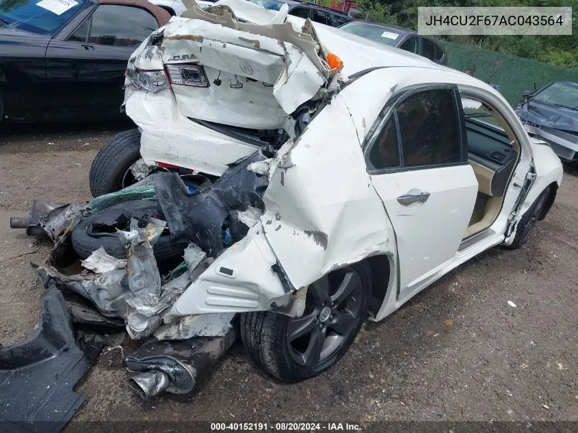 JH4CU2F67AC043564 2010 Acura Tsx 2.4