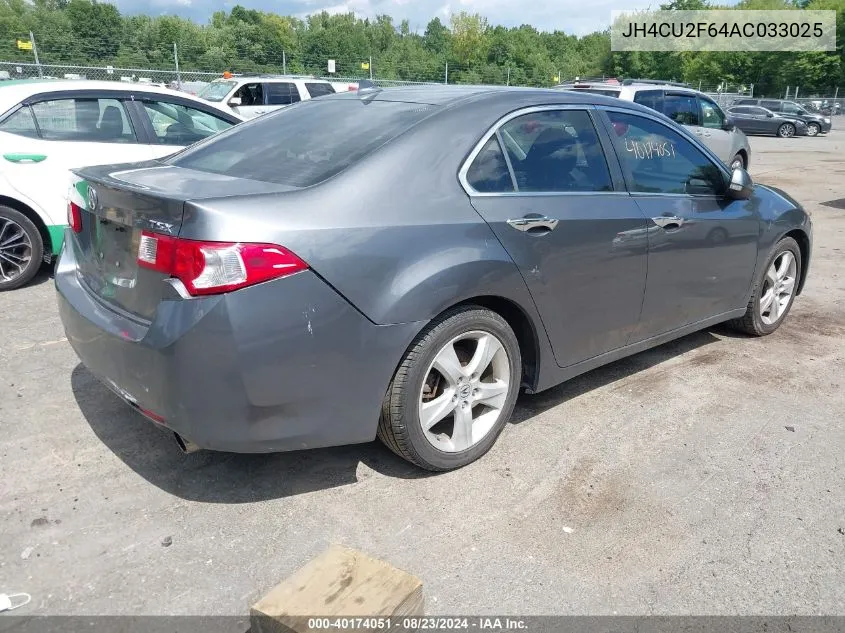 2010 Acura Tsx 2.4 VIN: JH4CU2F64AC033025 Lot: 40174051