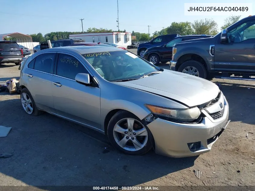 JH4CU2F64AC040489 2010 Acura Tsx 2.4