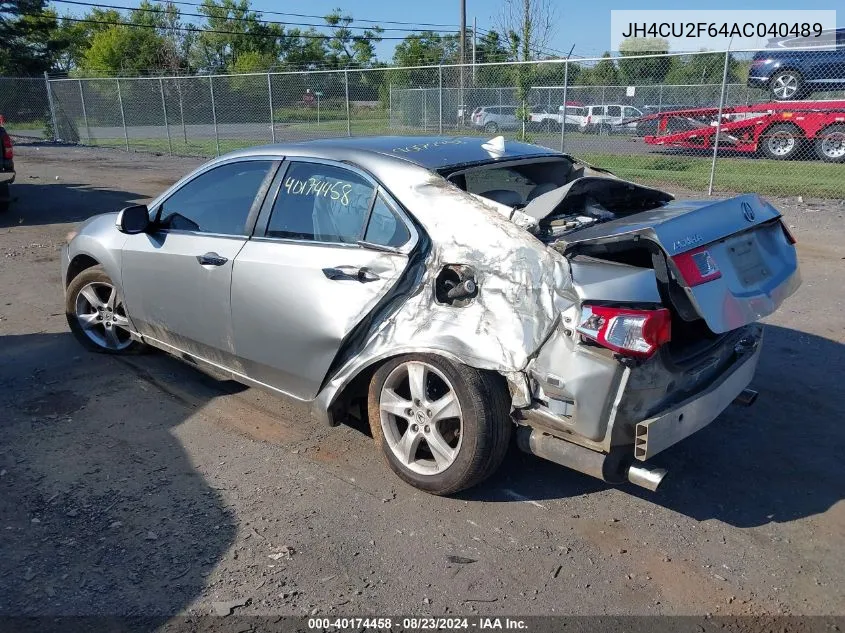 JH4CU2F64AC040489 2010 Acura Tsx 2.4